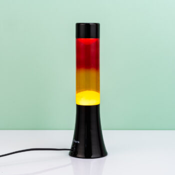 Mini lavalamp rood en geel