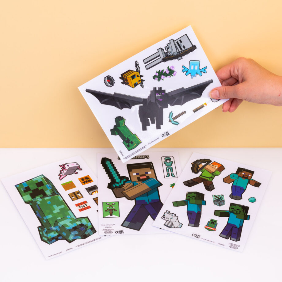 Minecraft Herbruikbare raamstickers